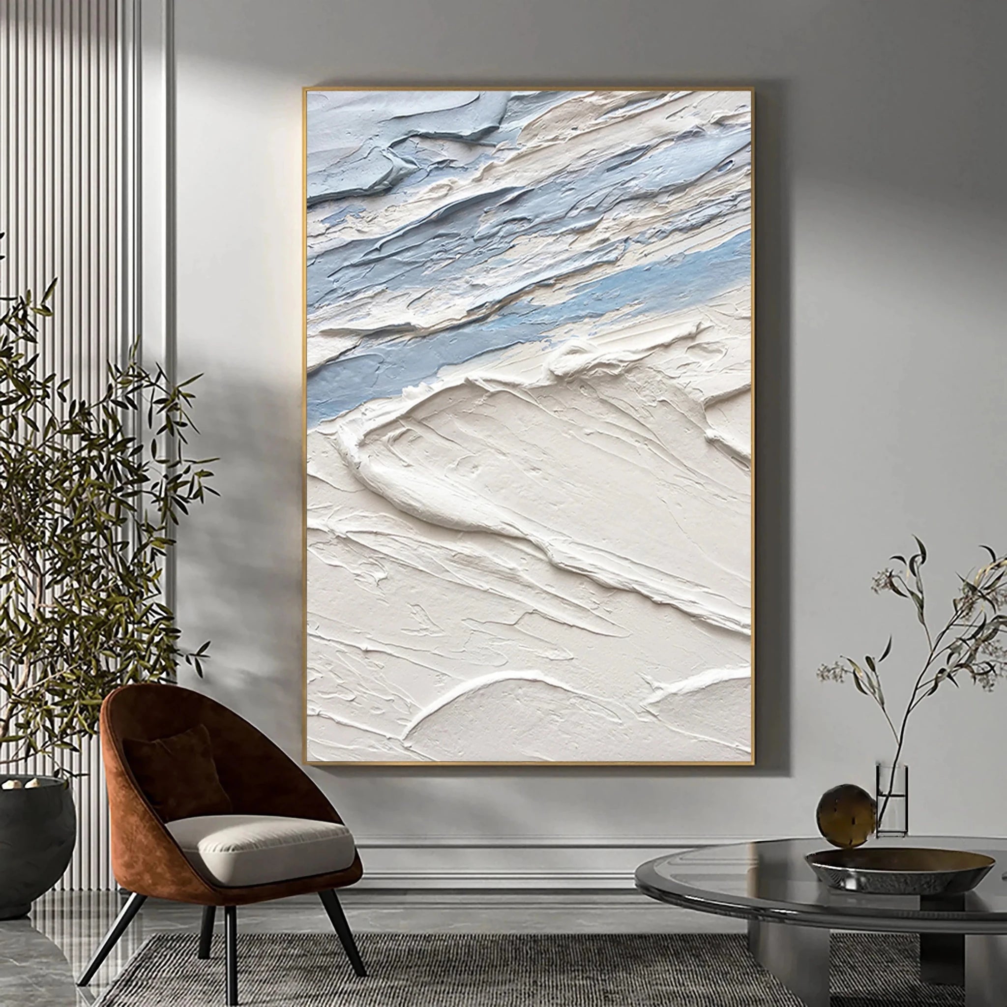 3D Heavy Texture Ocean Wave Oil Painting CZ0085 - Viral Wall Art