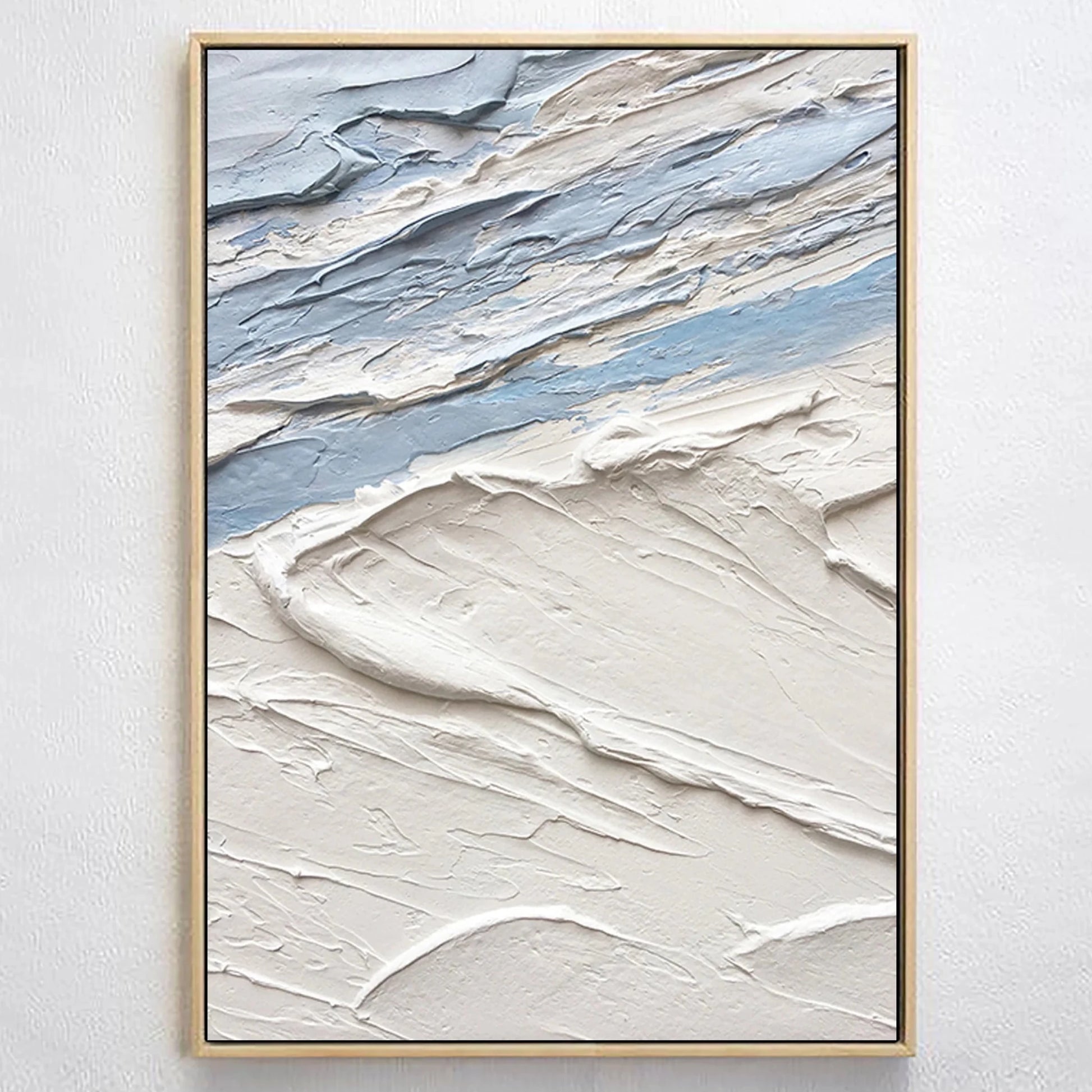 3D Heavy Texture Ocean Wave Oil Painting CZ0085 - Viral Wall Art