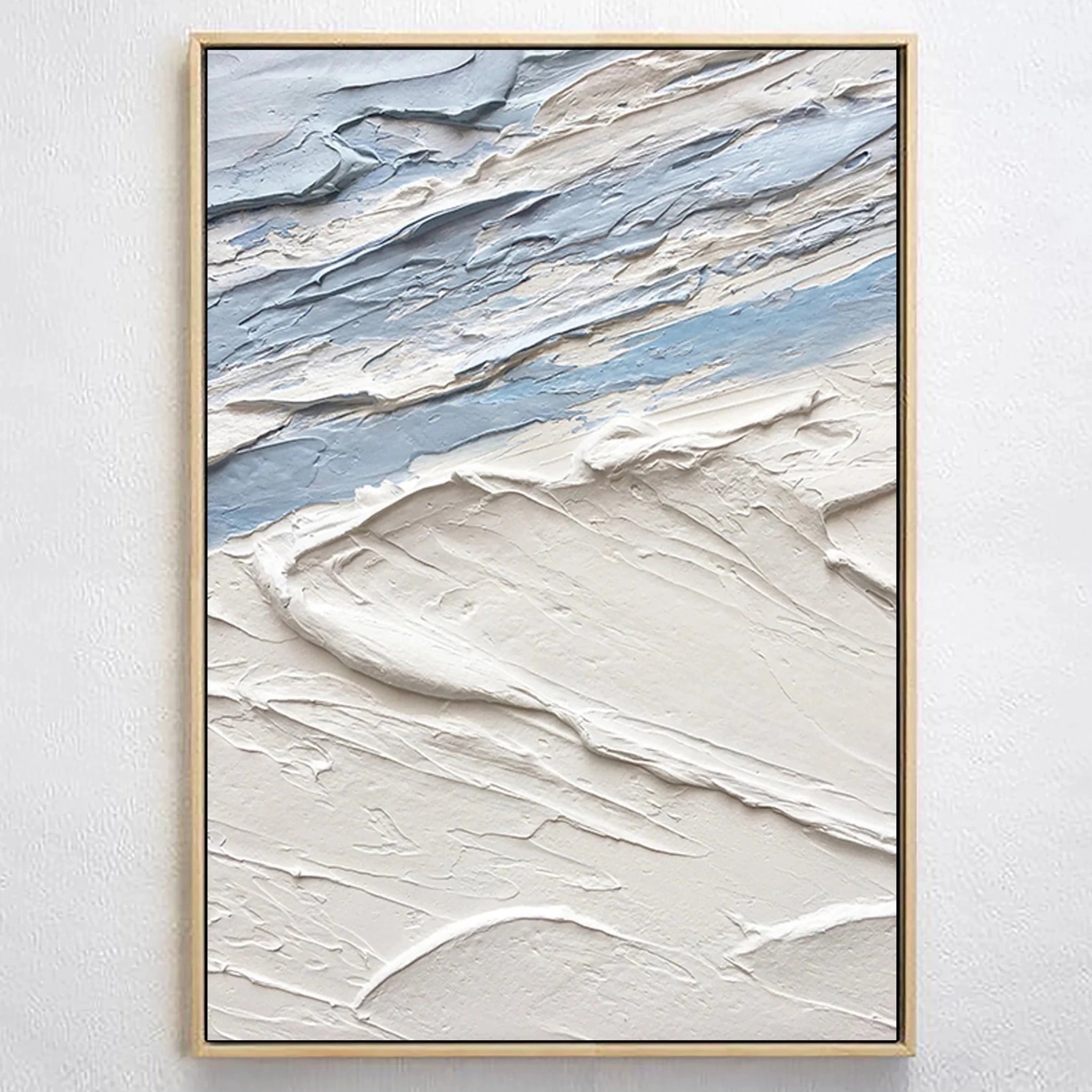 3D Heavy Texture Ocean Wave Oil Painting CZ0085 - Viral Wall Art