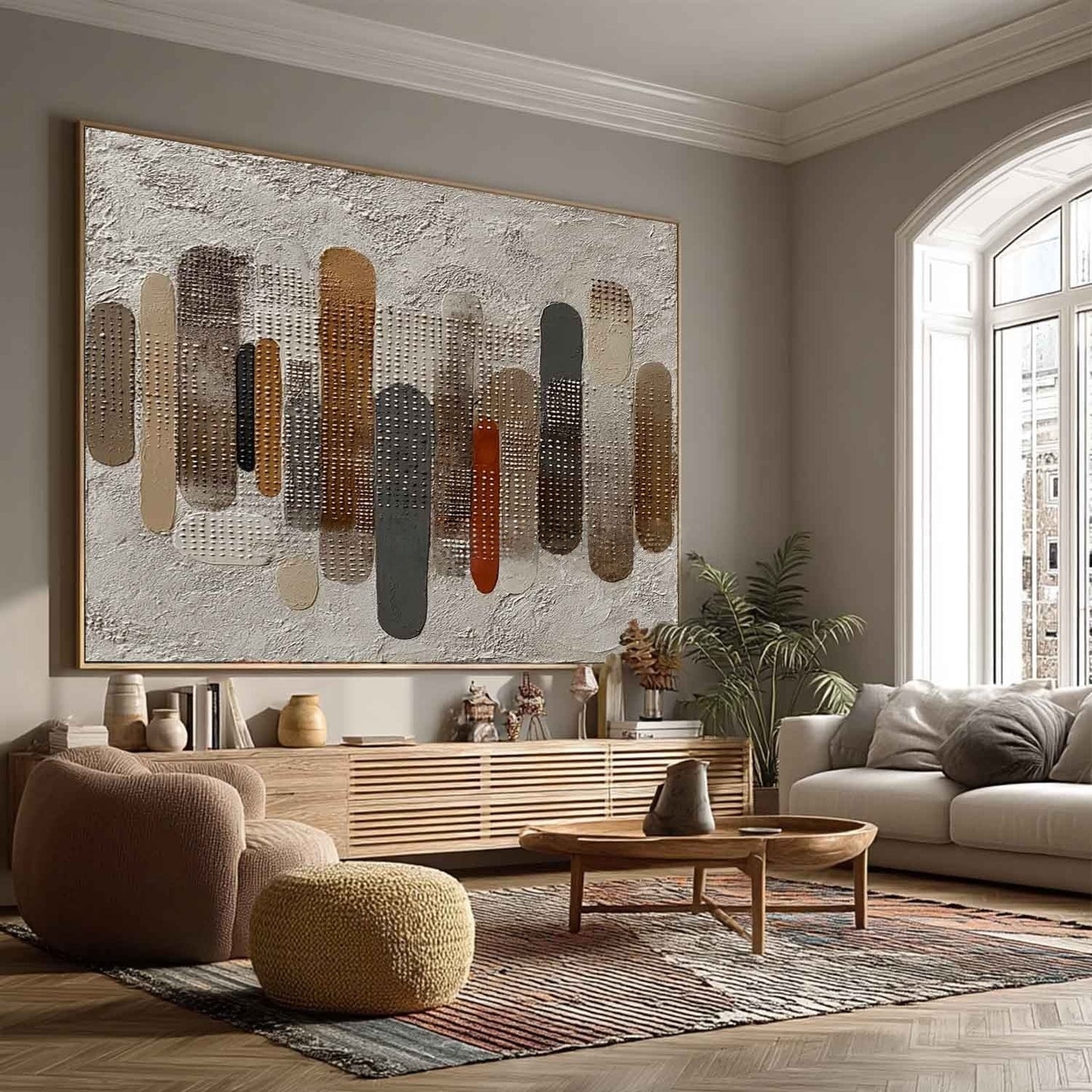 Wabi Sabi 3D Impasto Textured Wall Artt EC0027 - Viral Wall Art
