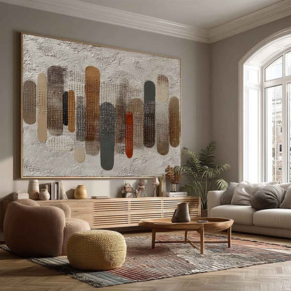 Wabi Sabi 3D Impasto Textured Wall Artt EC0027 - Viral Wall Art