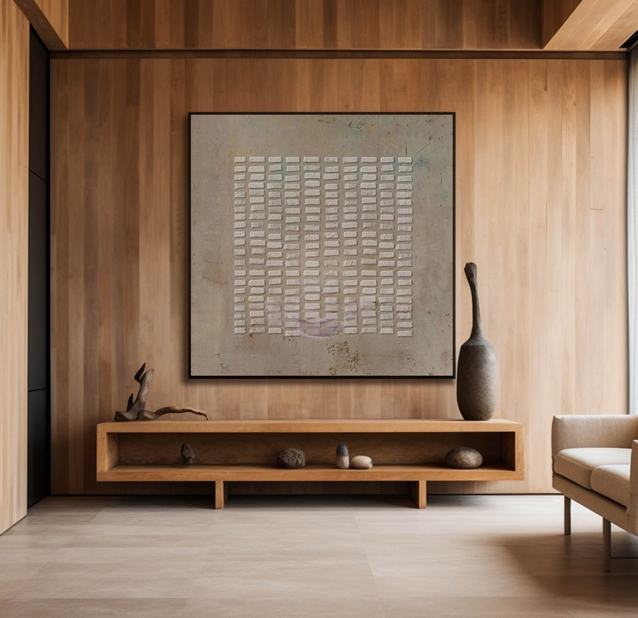 3D Textured Wabi - Sabi Wall Art EC0020 - Viral Wall Art