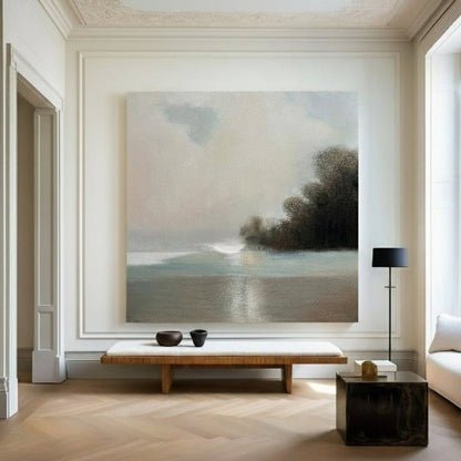 Wabi - Sabi Abstract Landscape Painting CY0006 - Viral Wall Art