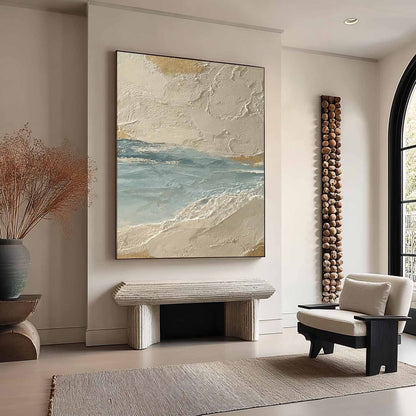 3D Textured Coastal Abstract Wall Art CZ0035 - Viral Wall Art