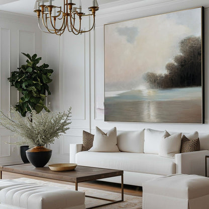 Wabi - Sabi Abstract Landscape Painting CY0006 - Viral Wall Art