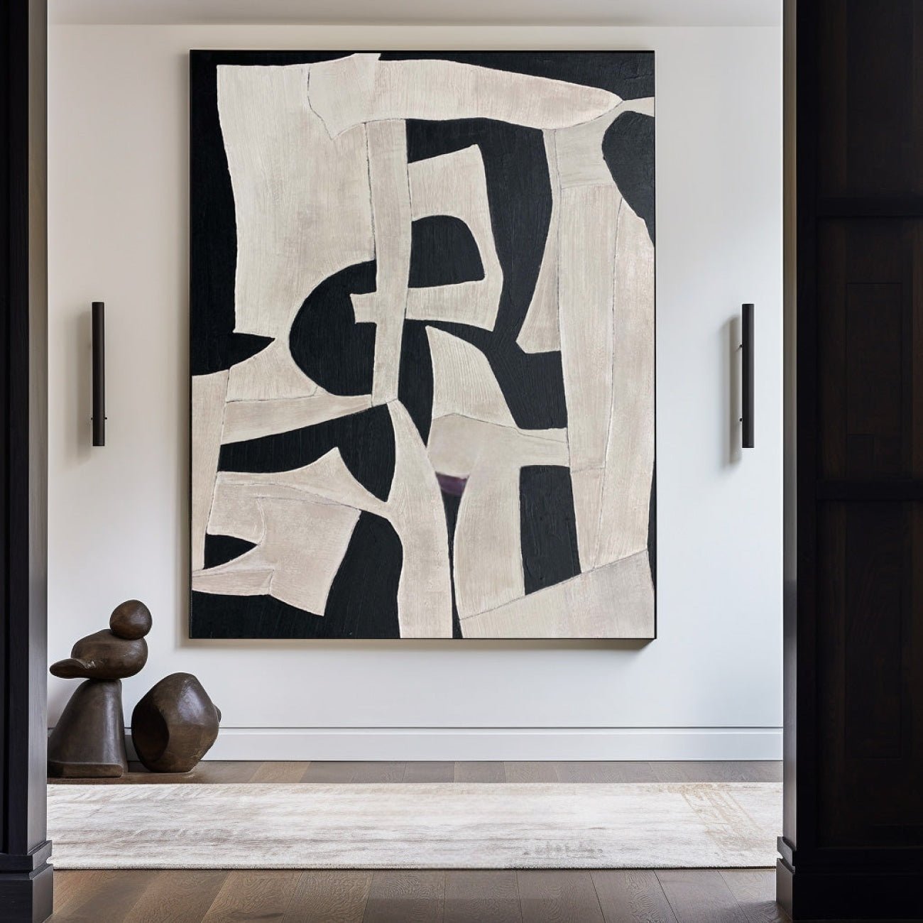 Minimalist Geometric Canvas Painting JC0016 - Viral Wall Art