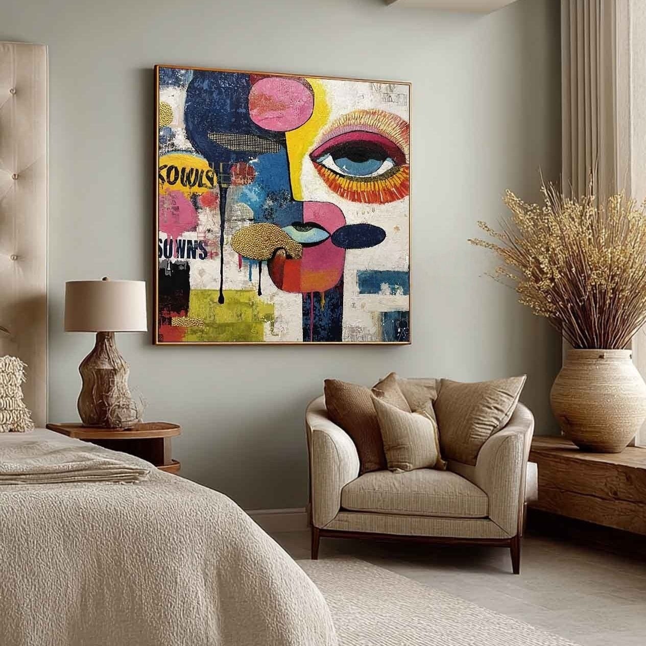 Abstract Graffiti Painting KS0012 - Viral Wall Art