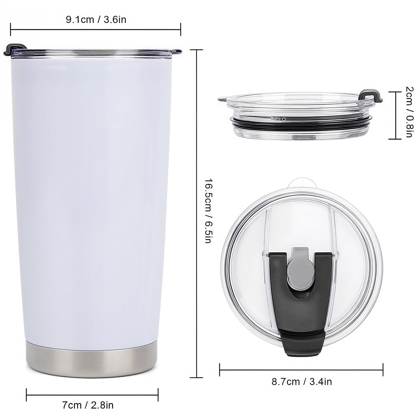 Stylish 20oz America 250 Anniversary Patriotic Mug, Advanced Double-Wall Vacuum Insulated Travel Cup, In God We Trust Gingham Design, 4th of July Gift, Car Cup Holder Friendly, Hand Washing Recommended for Adults, Advanced Double-Wall Vacuum Insulation