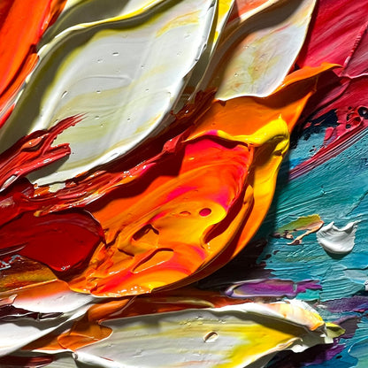 Heavy Texture Palette Knife Wall Art CZ0059 - Viral Wall Art