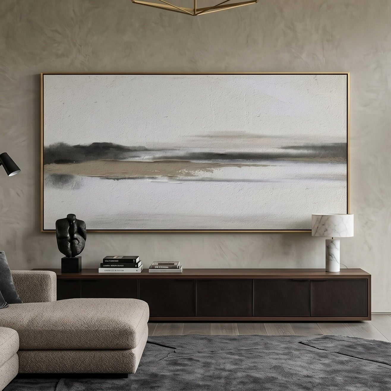 3D Heavy Texture Panoramic Landscape Painting CY0148 - Viral Wall Art