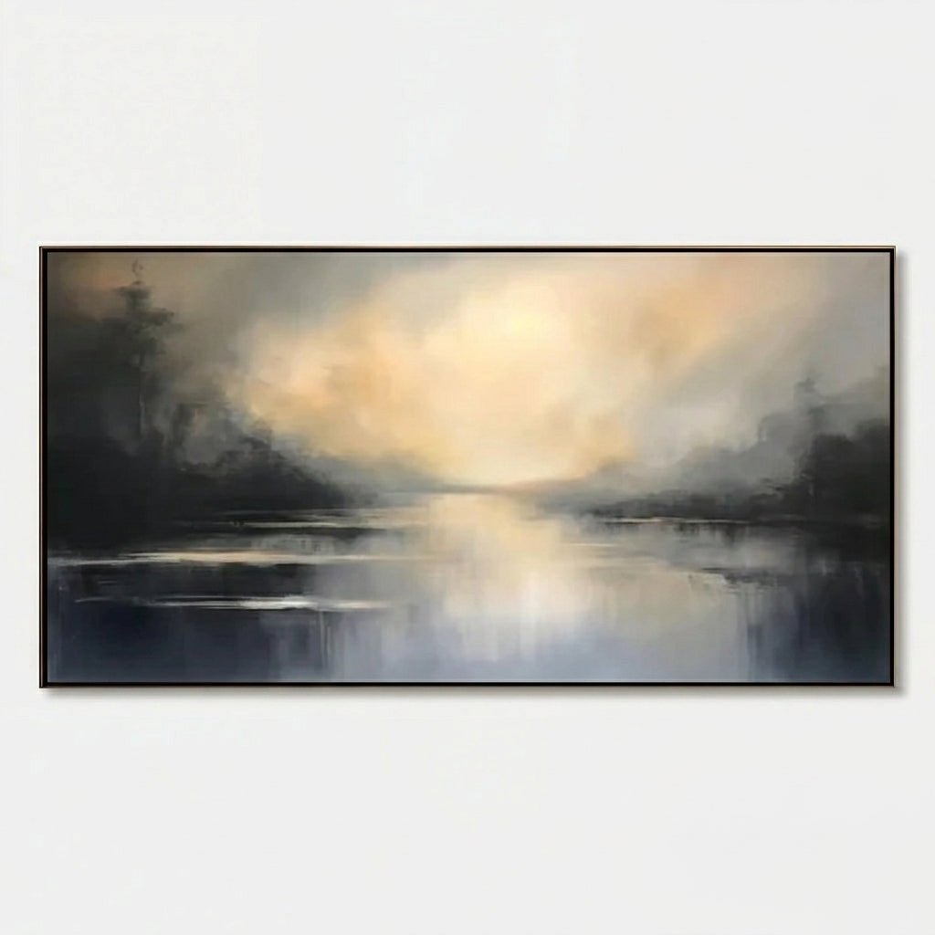 Panoramic Abstract Landscape Painting CY0149 - Viral Wall Art