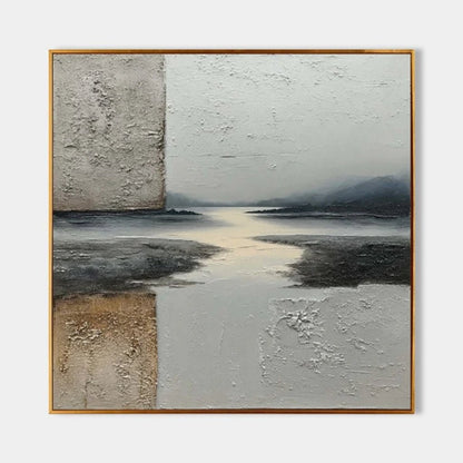 3D Heavy Texture Abstract Scenery Wall Art CY0157 - Viral Wall Art