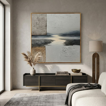 3D Heavy Texture Abstract Scenery Wall Art CY0157 - Viral Wall Art