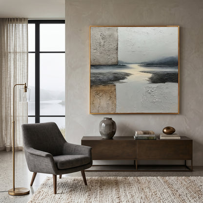 3D Heavy Texture Abstract Scenery Wall Art CY0157 - Viral Wall Art