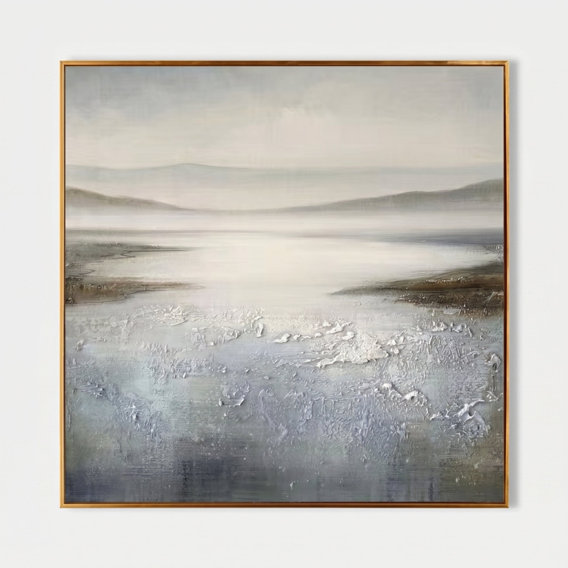 3D Heavy Texture Abstract Landscape Wall Art CY0158 - Viral Wall Art