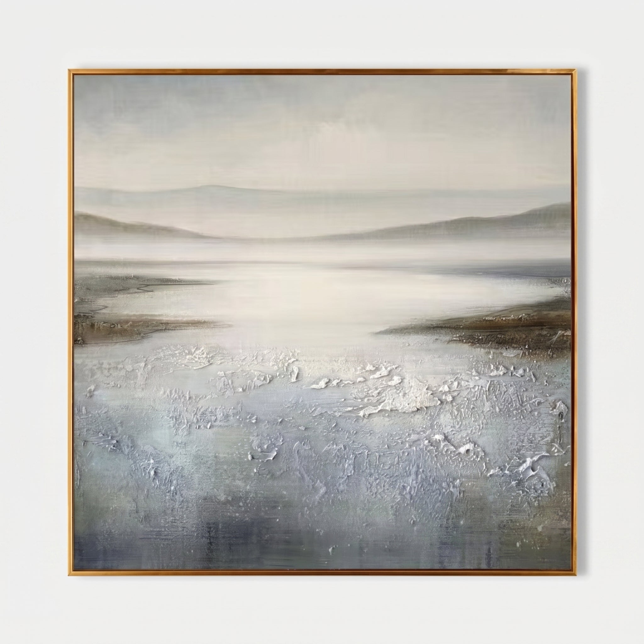 3D Heavy Texture Abstract Landscape Wall Art CY0158 - Viral Wall Art