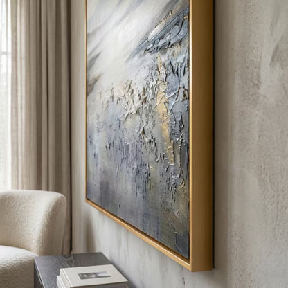 3D Heavy Texture Abstract Landscape Wall Art CY0158 - Viral Wall Art