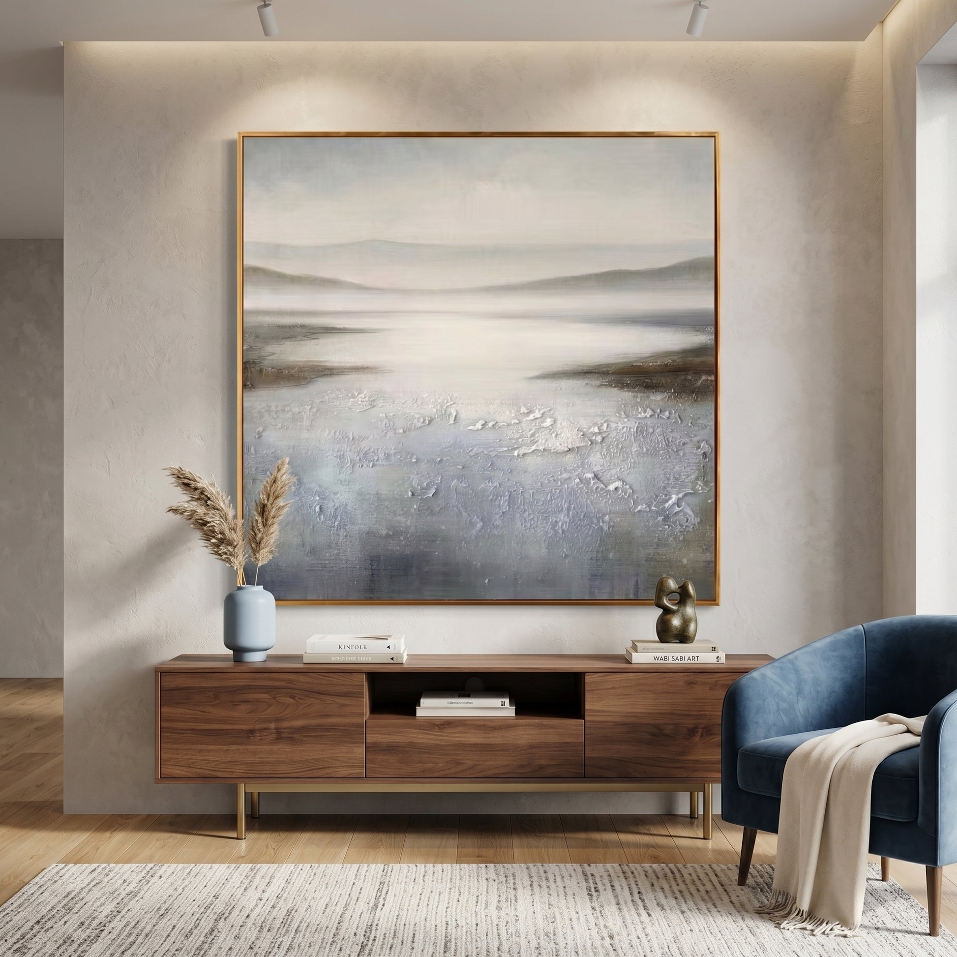 3D Heavy Texture Abstract Landscape Wall Art CY0158 - Viral Wall Art