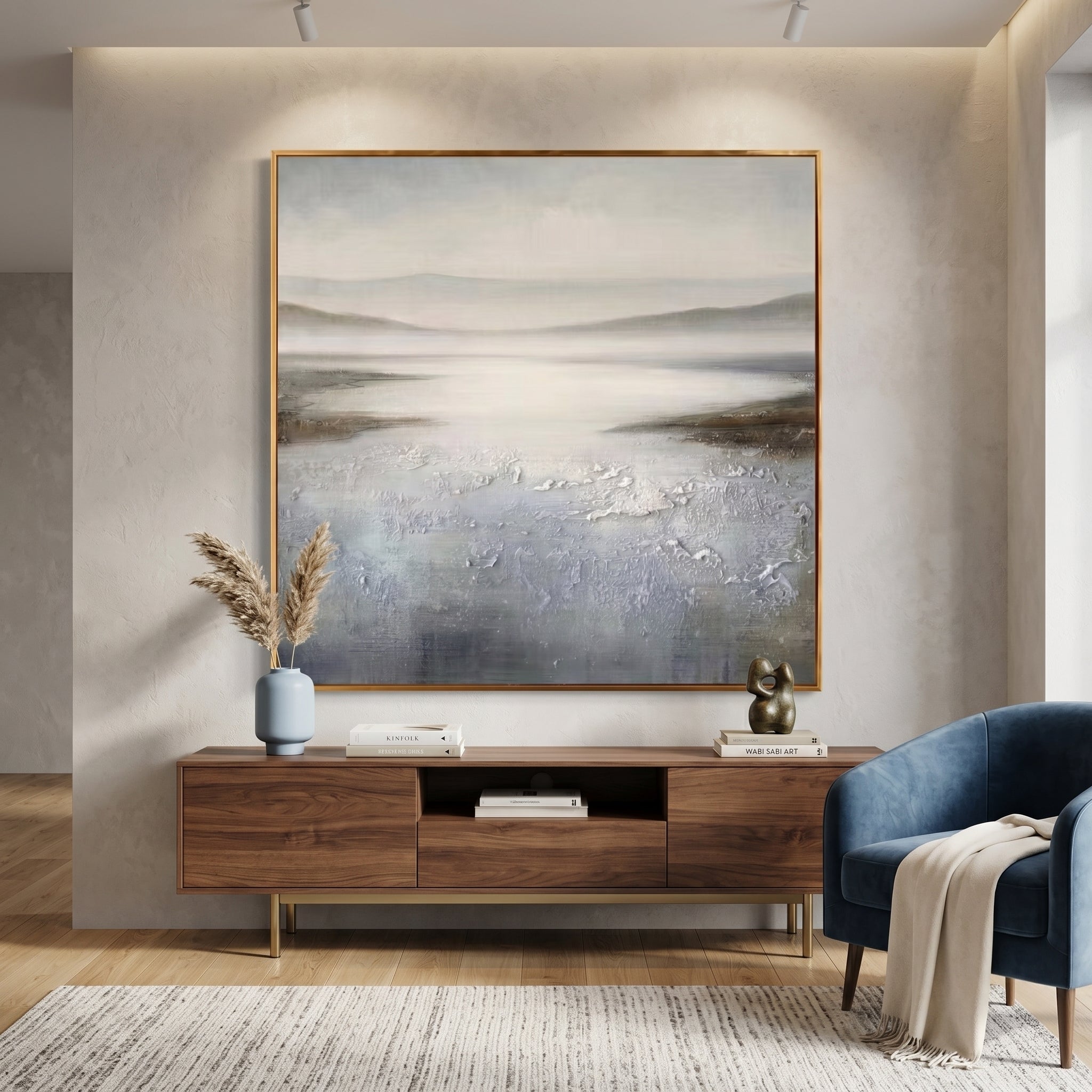 3D Heavy Texture Abstract Landscape Wall Art CY0158 - Viral Wall Art