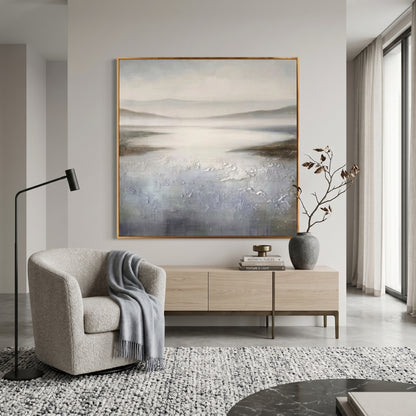 3D Heavy Texture Abstract Landscape Wall Art CY0158 - Viral Wall Art