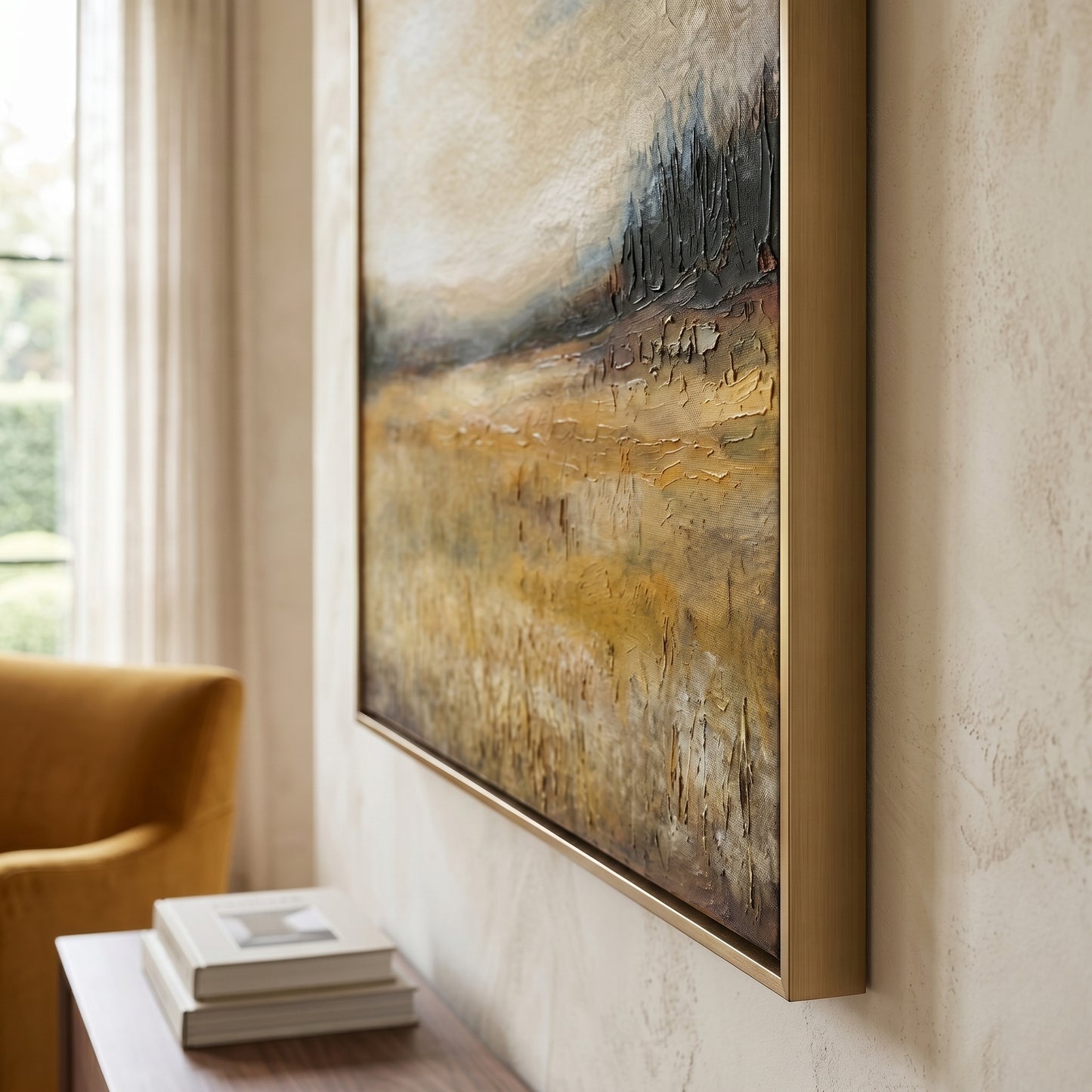 Warm Neutral Earth Tone Landscape Wall Art CY0159 - Viral Wall Art