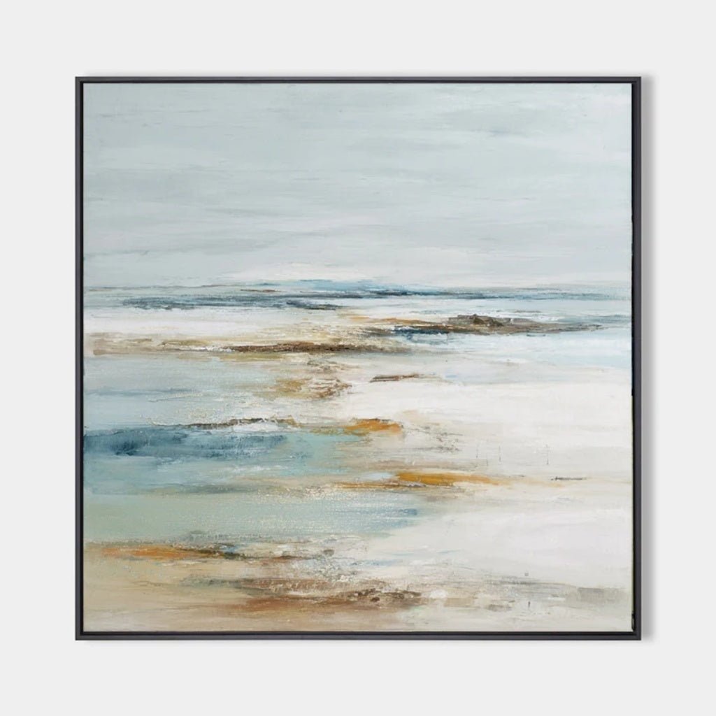 Heavy Texture Ocean Abstract Wall Art CY0160 - Viral Wall Art