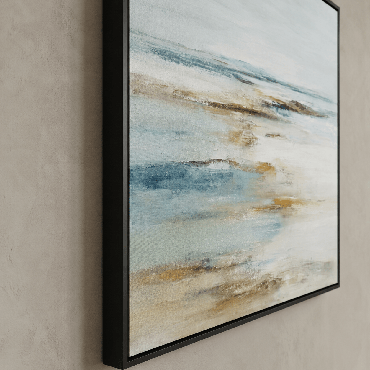 Heavy Texture Ocean Abstract Wall Art CY0160 - Viral Wall Art