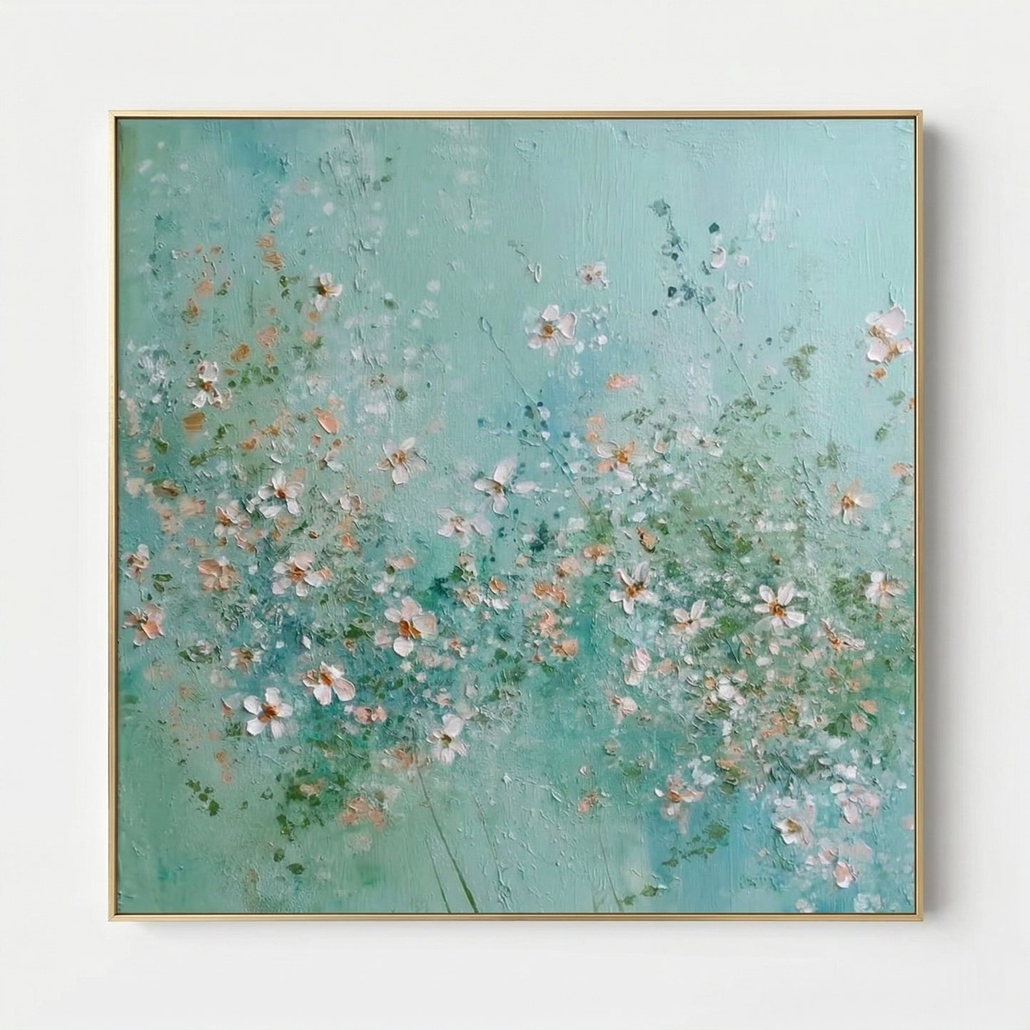 3D Heavy Texture Wildflower Oil Painting CZ0111 - Viral Wall Art