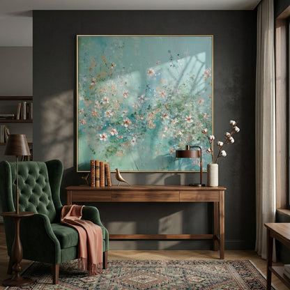 3D Heavy Texture Wildflower Oil Painting CZ0111 - Viral Wall Art