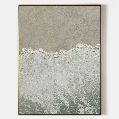 Wabi - Sabi 3D Heavy Texture Ocean Abstract CZ0152 - Viral Wall Art