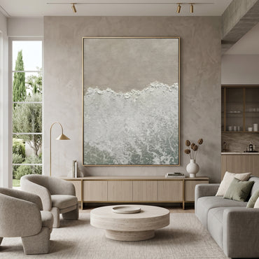 Wabi - Sabi 3D Heavy Texture Ocean Abstract CZ0152 - Viral Wall Art