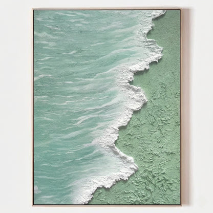 3D Heavy Texture Ocean Relief Painting CZ0172 - Viral Wall Art