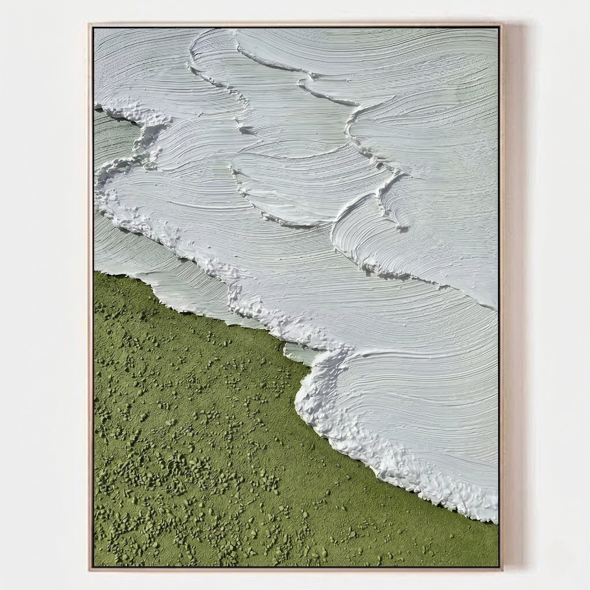 3D Heavy Texture Ocean Relief Art CZ0173 - Viral Wall Art