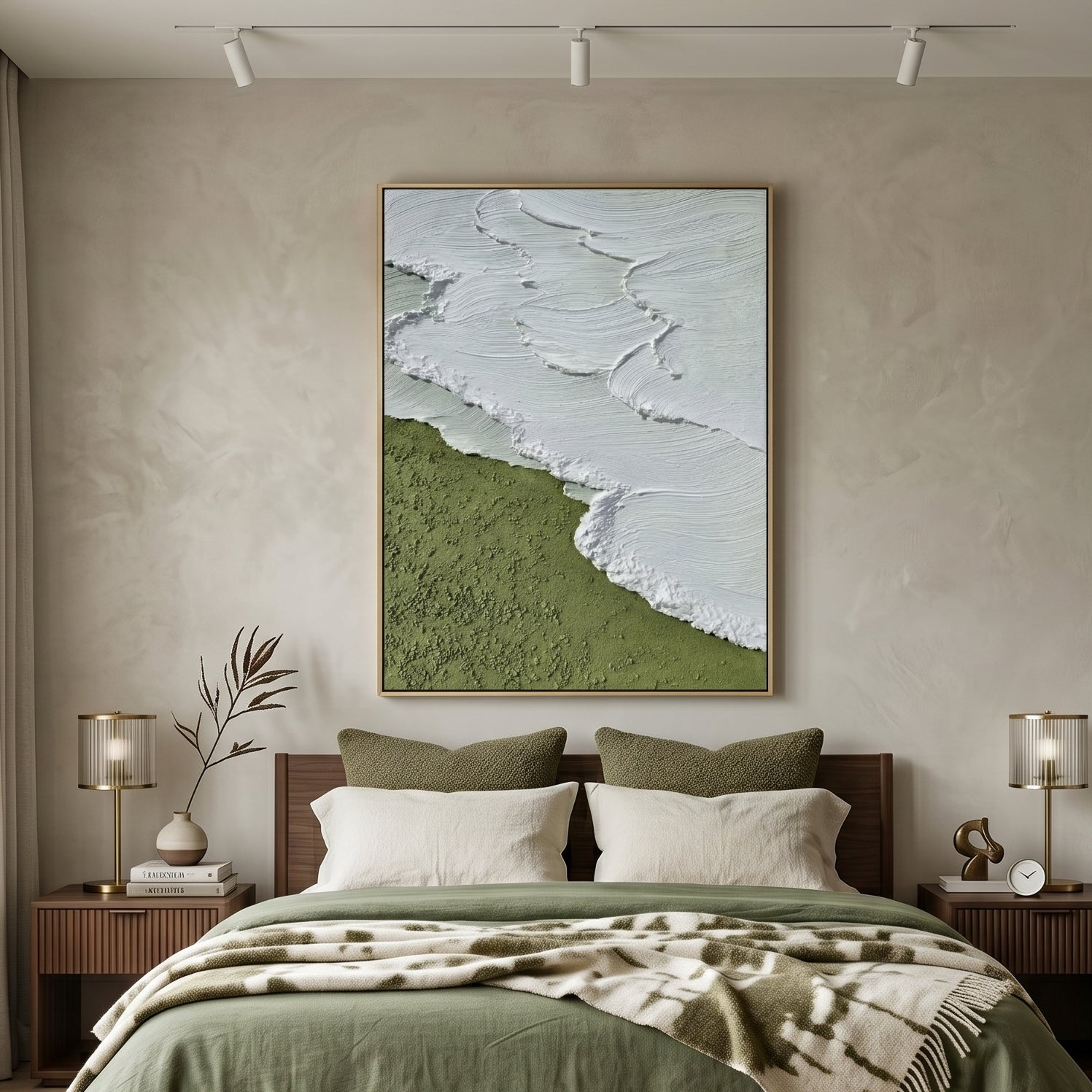 3D Heavy Texture Ocean Relief Art CZ0173 - Viral Wall Art