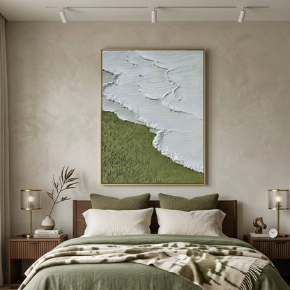 3D Heavy Texture Ocean Relief Art CZ0173 - Viral Wall Art