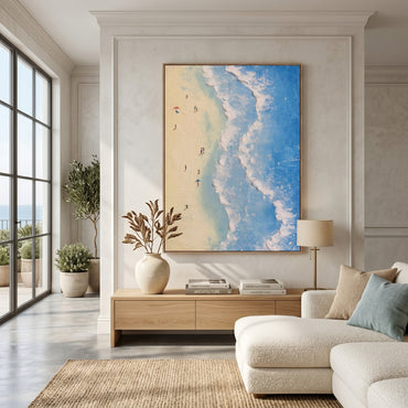 3D Heavy Texture Ocean Scenery Painting CZ0176 - Viral Wall Art