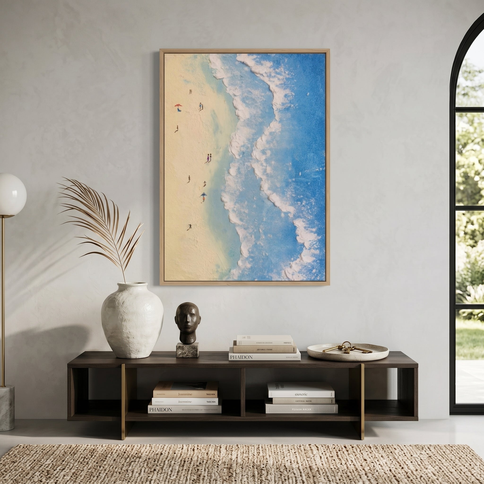 3D Heavy Texture Ocean Scenery Painting CZ0176 - Viral Wall Art