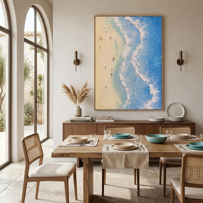 3D Heavy Texture Ocean Scenery Painting CZ0176 - Viral Wall Art
