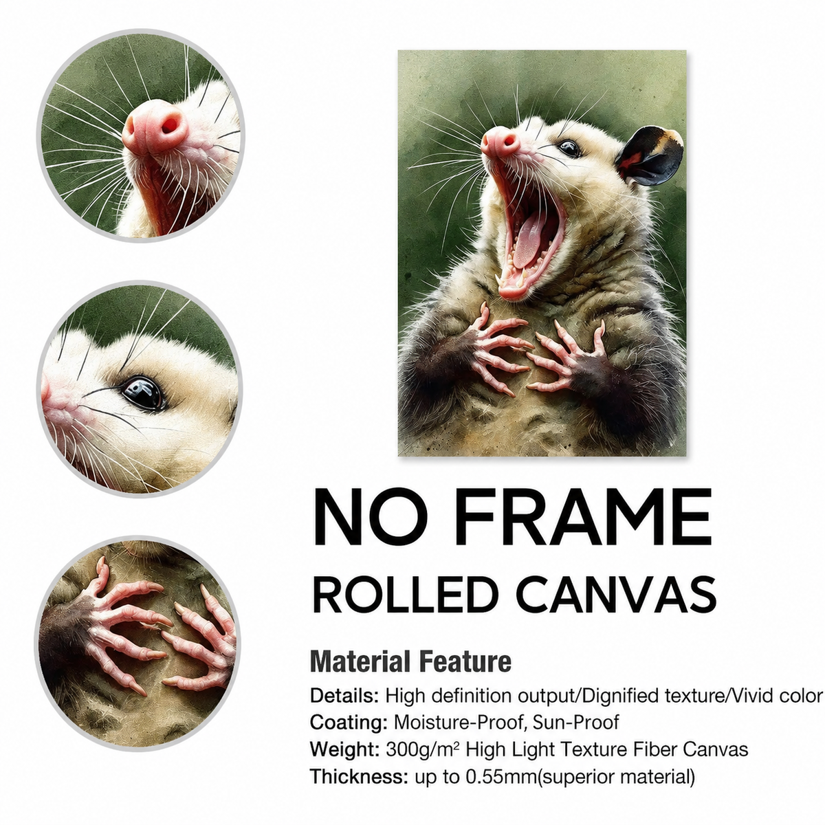 Funny Black-White Movie Bathroom Canvas Wall Art – Bathroom Humor Decor