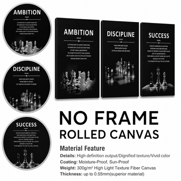 Contemporary Art Set 3-Piece Canvas Wall Art – Trendy Wall Art Decor