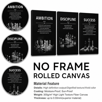 Contemporary Art Set 3-Piece Canvas Wall Art – Trendy Wall Art Decor