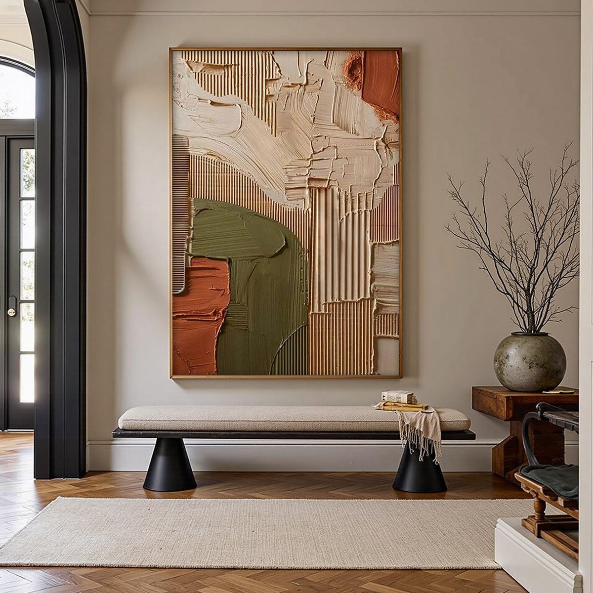 Wabi - Sabi Textured Earth Tone Wall Art GS0057 - Viral Wall Art