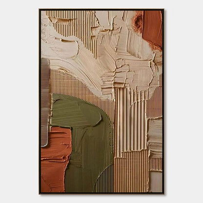 Wabi - Sabi Textured Earth Tone Wall Art GS0057 - Viral Wall Art