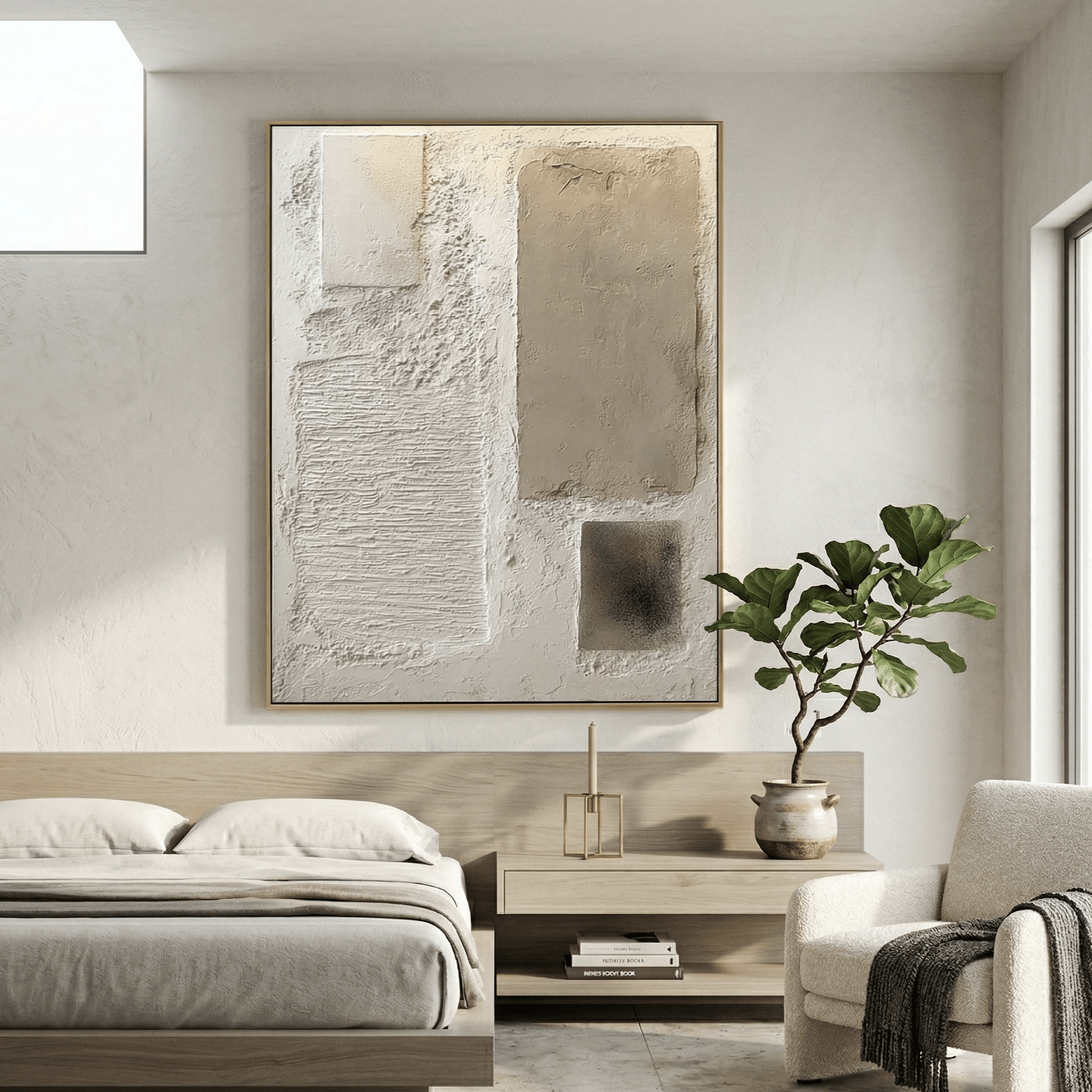 3D Textured Wabi - Sabi Wall Art EC0018 - Viral Wall Art