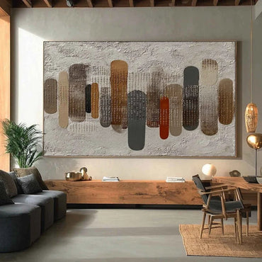 Wabi Sabi 3D Impasto Textured Wall Artt EC0027 - Viral Wall Art
