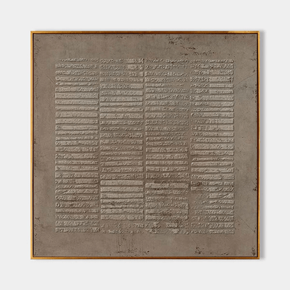 WABI SABI 3D Heavy Texture Minimalist Relief Oil Painting EC0079 - Viral Wall Art