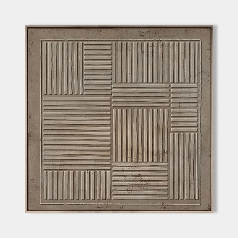 Wabi - Sabi 3D Textured Abstract Wall Art EC0100 - Viral Wall Art