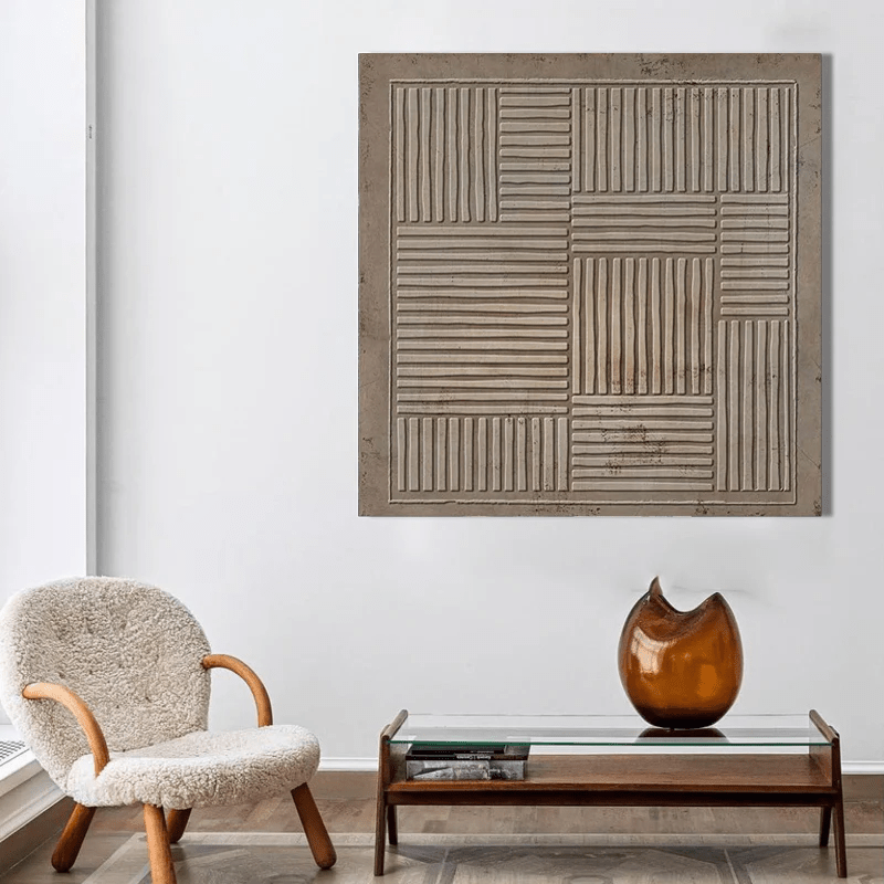 Wabi - Sabi 3D Textured Abstract Wall Art EC0100 - Viral Wall Art