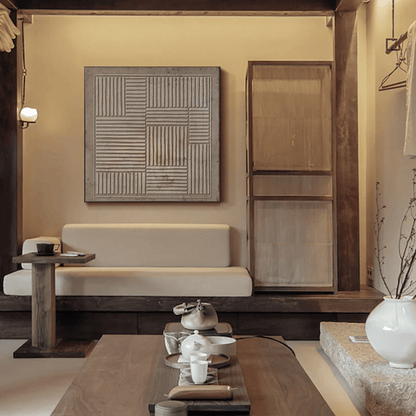 Wabi - Sabi 3D Textured Abstract Wall Art EC0100 - Viral Wall Art