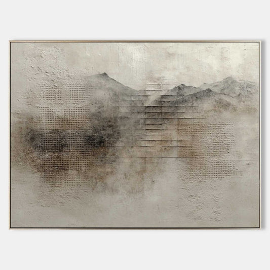 Wabi - Sabi Minimalist Canvas Painting EC0117 - Viral Wall Art